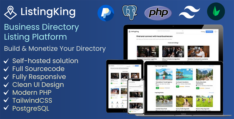 ListingKing - Business Directory Platform