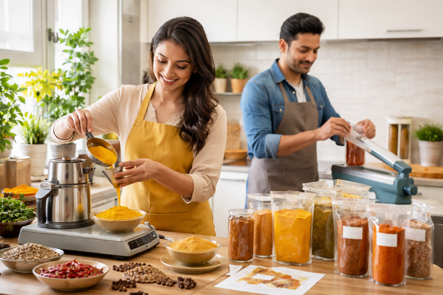 Start a Spice Powder Making Business at Home