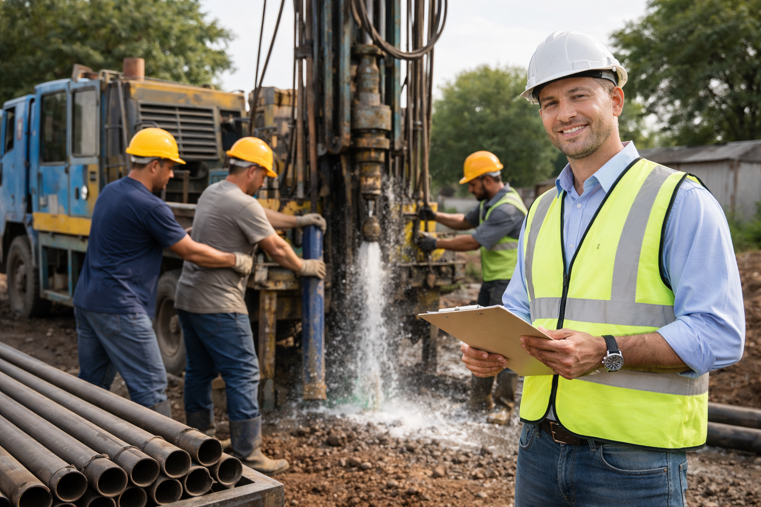 Start a Water Borewell Drilling Business